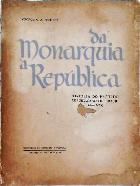 Da Monarquia À República