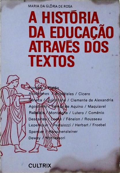 A História Da Educação Através Dos Textos