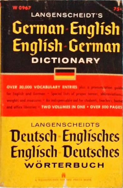 Langenscheidts German-English English-German Dictionary