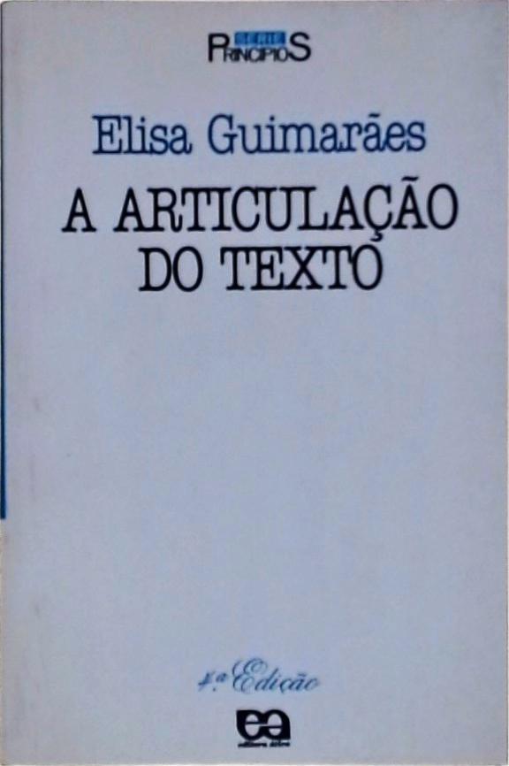 A Articulação Do Texto