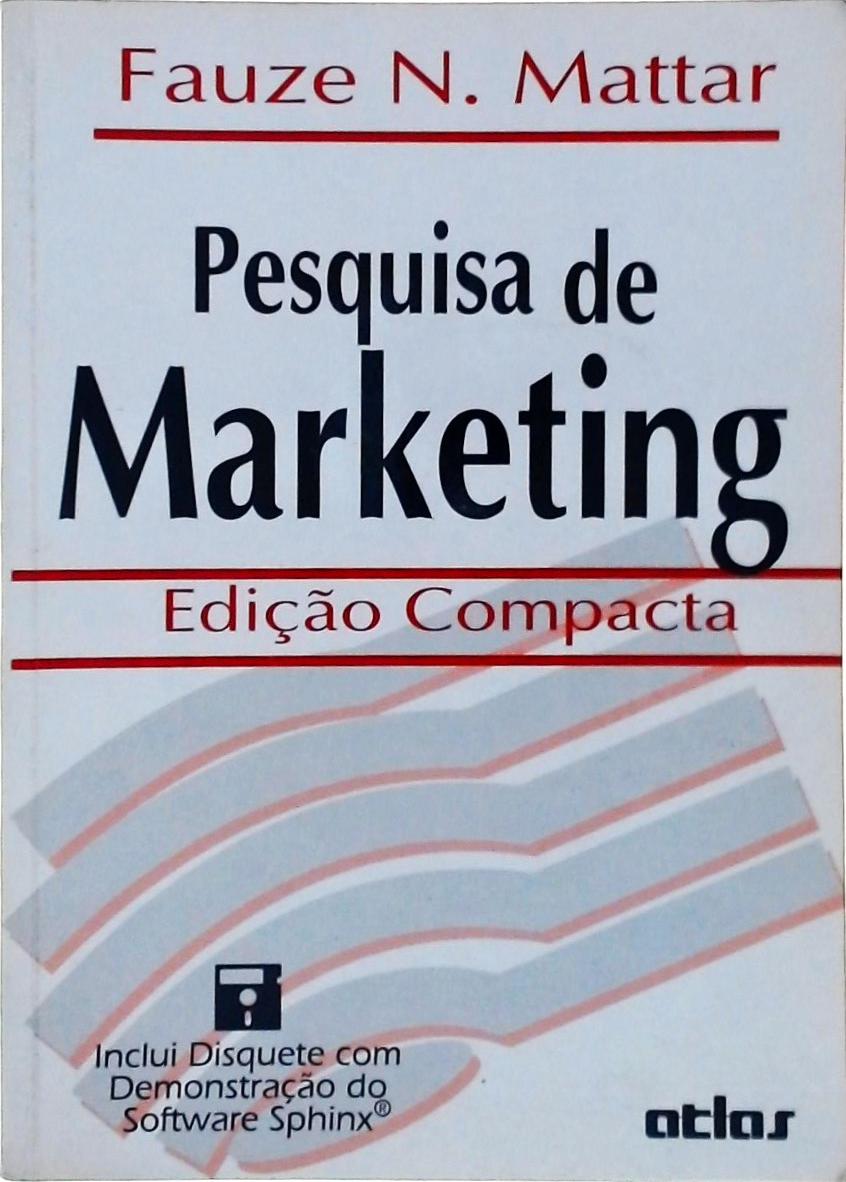 Pesquisa De Marketing - Não Inclui Disquete