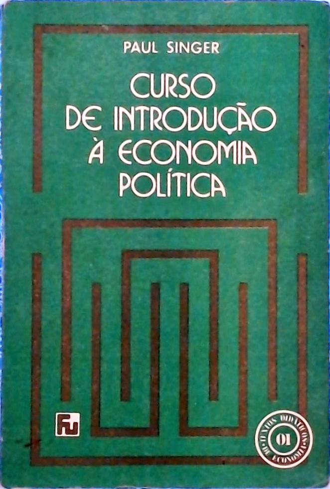 Curso de Introdução a Economia Política