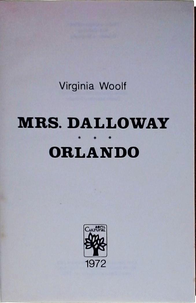 Mrs Dalloway - Orlando