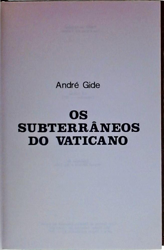 Os Subterrâneos do Vaticano