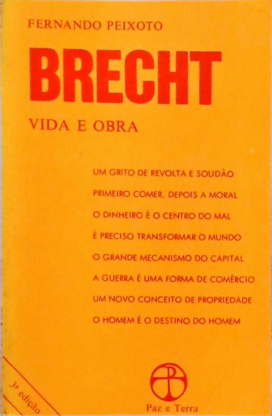 Brecht - Vida E Obra
