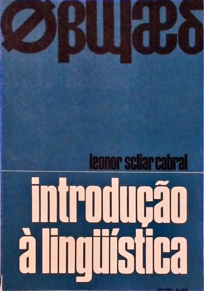 Introdução a Lingüística