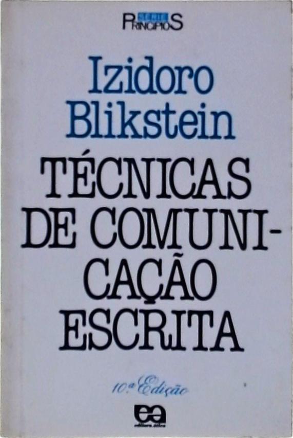 Técnicas De Comunicação Escrita