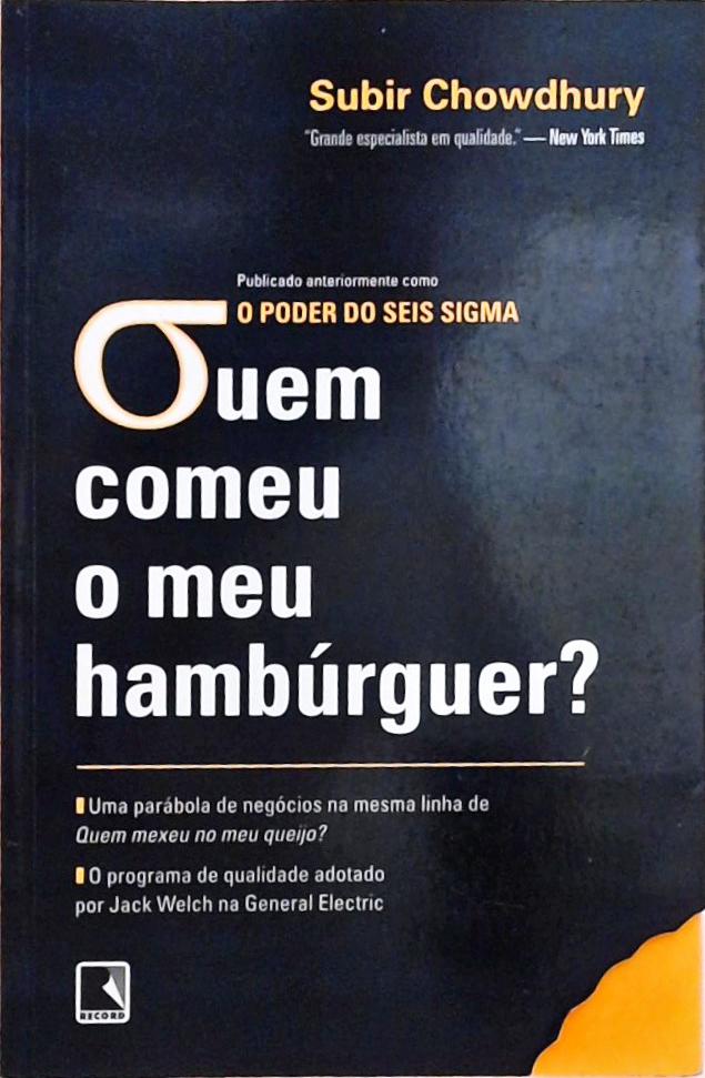 Quem Comeu O Meu Hambúrguer?