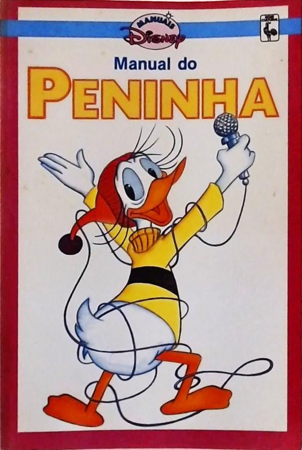 antigo livro capa dura manual do peninha Disney editora