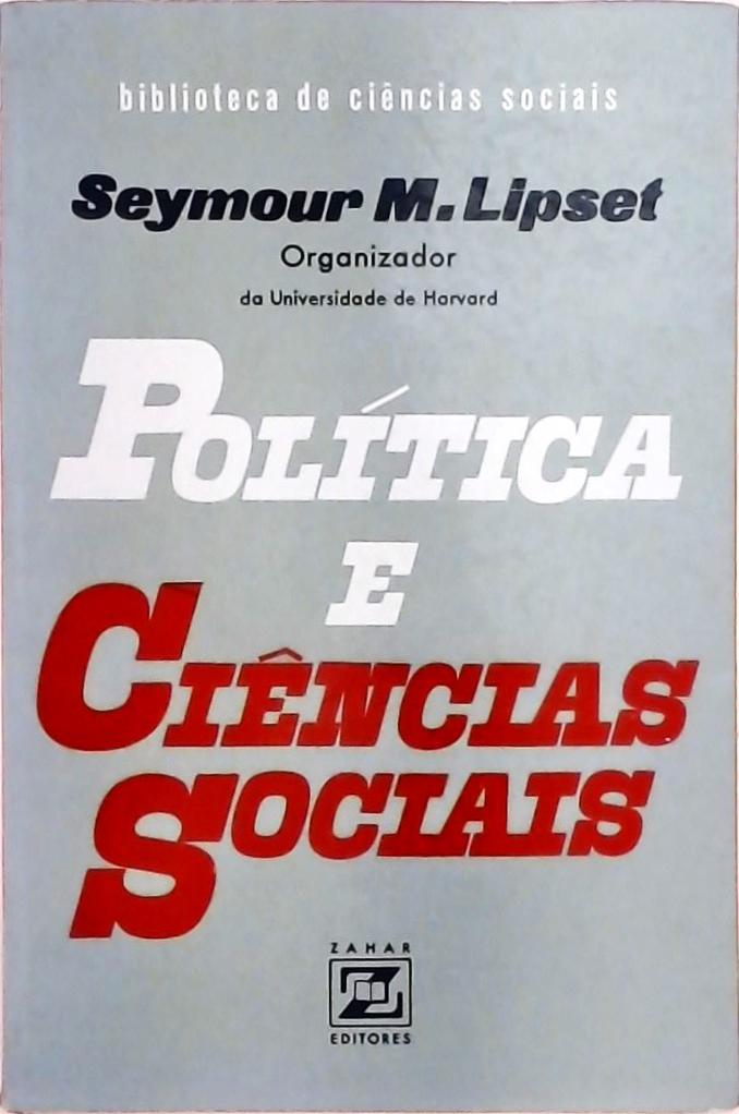 Política E Ciências Sociais
