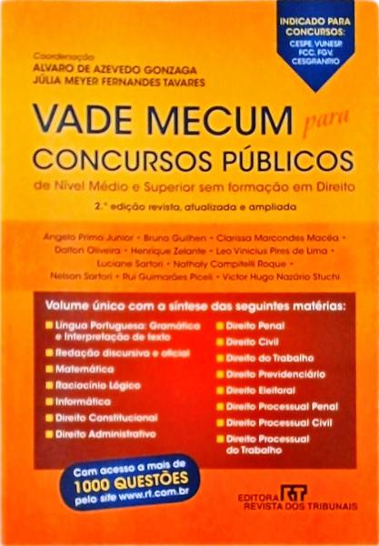 Vade Mecum Para Concursos Públicos