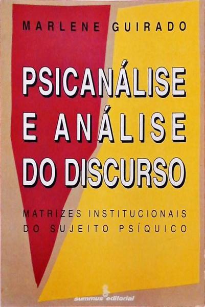 Psicanálise E Análise Do Discurso