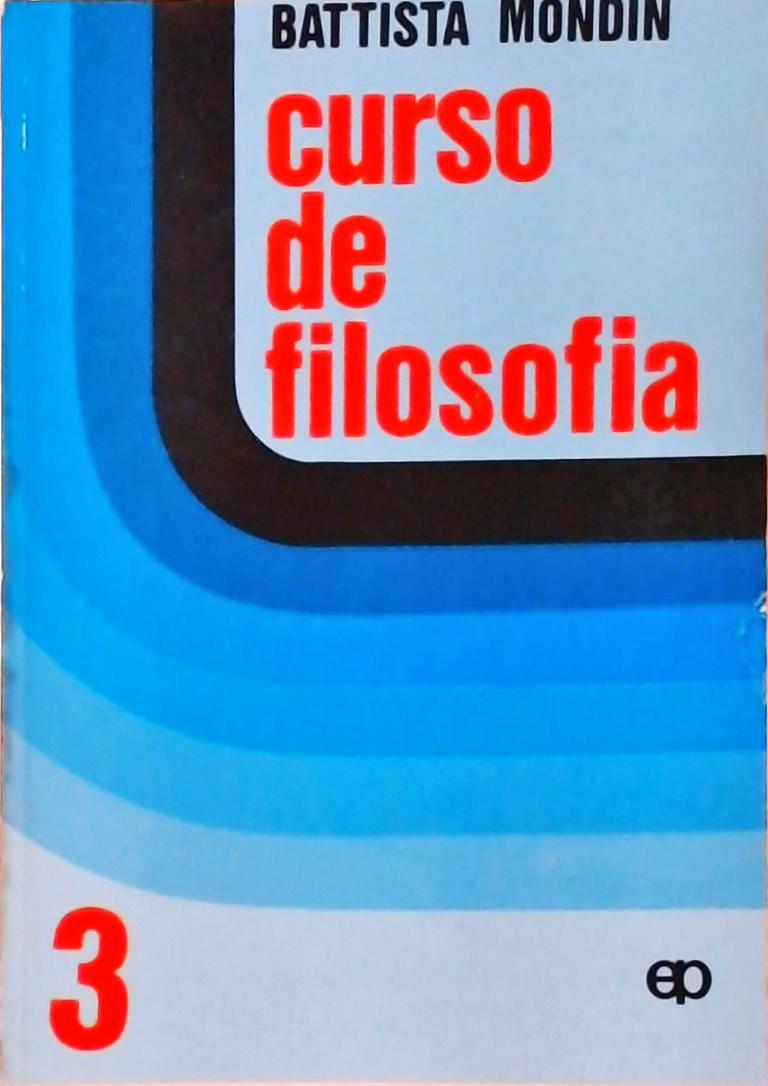 Curso De Filosofia Vol 3