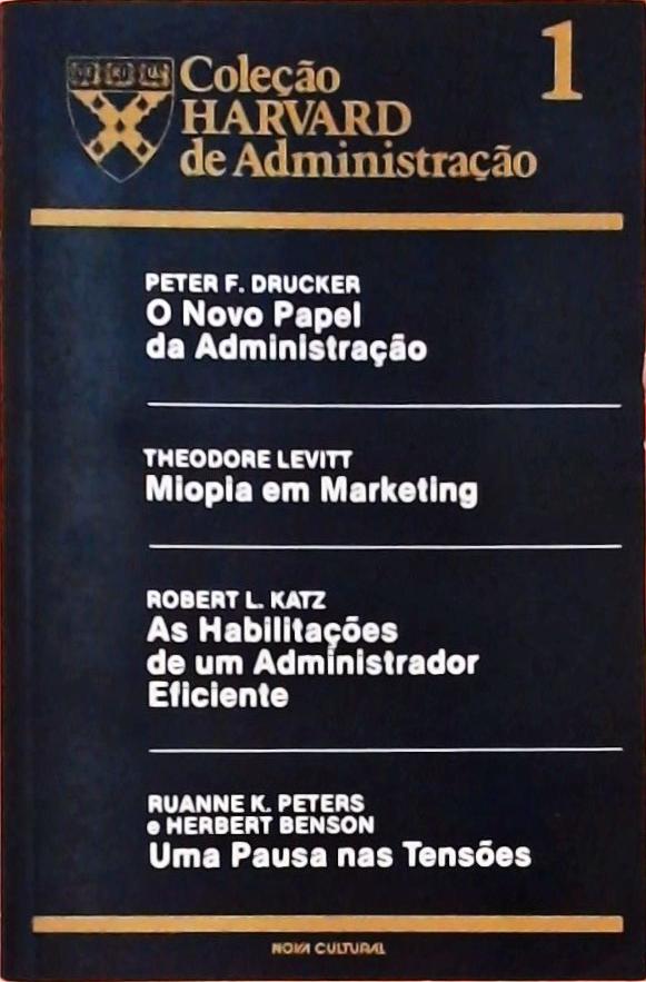 Coleção Harvard de Administração (N° 1)