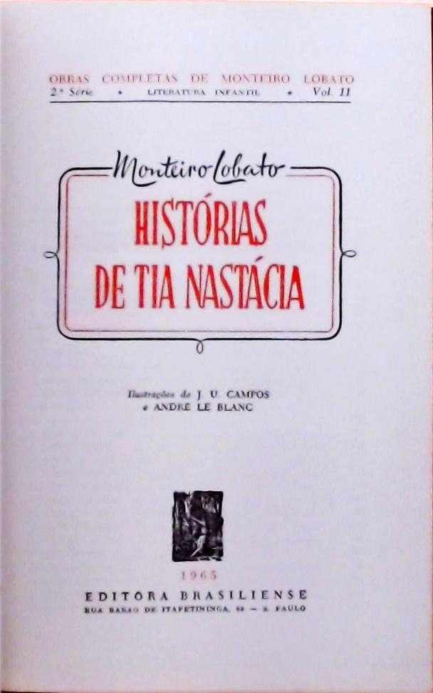 Histórias de Tia Nastácia