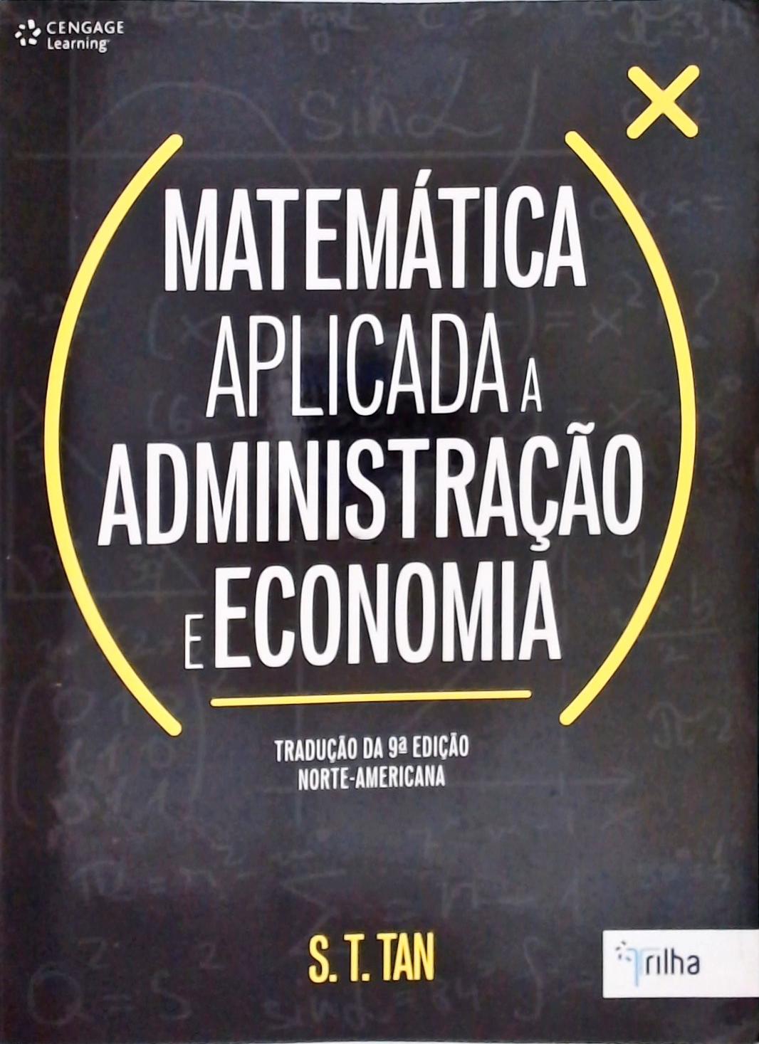 Matemática Aplicada A Administração E Economia
