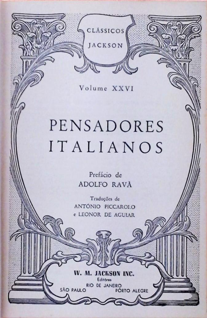 Pensadores Italianos