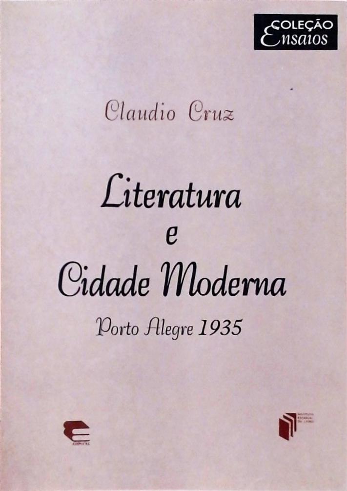 Literatura E Cidade Moderna