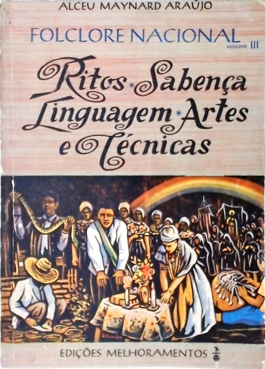 Folclore Nacional, Ritos, Sabença, Linguagem, Artes e Técnicas
