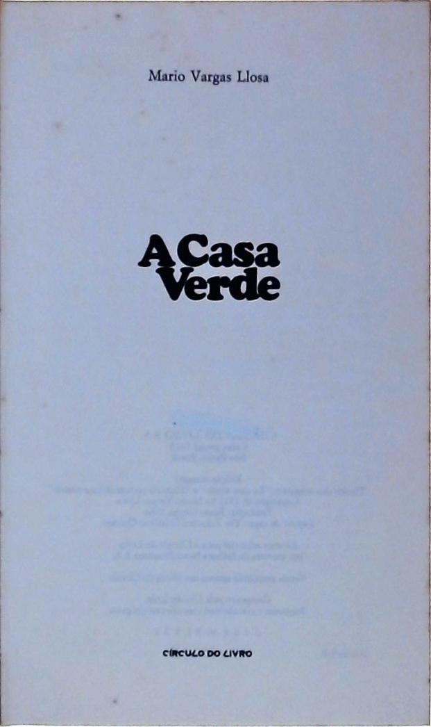 A Casa Verde