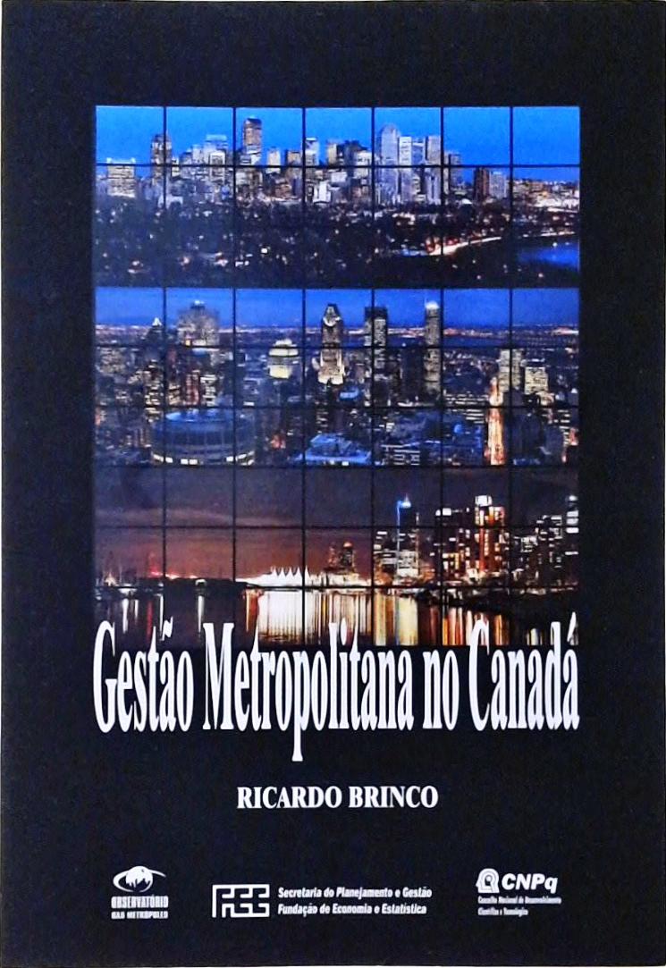 Gestão Metropolitana No Canadá