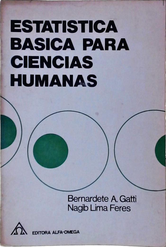 Estatística Básica para Ciências Humanas