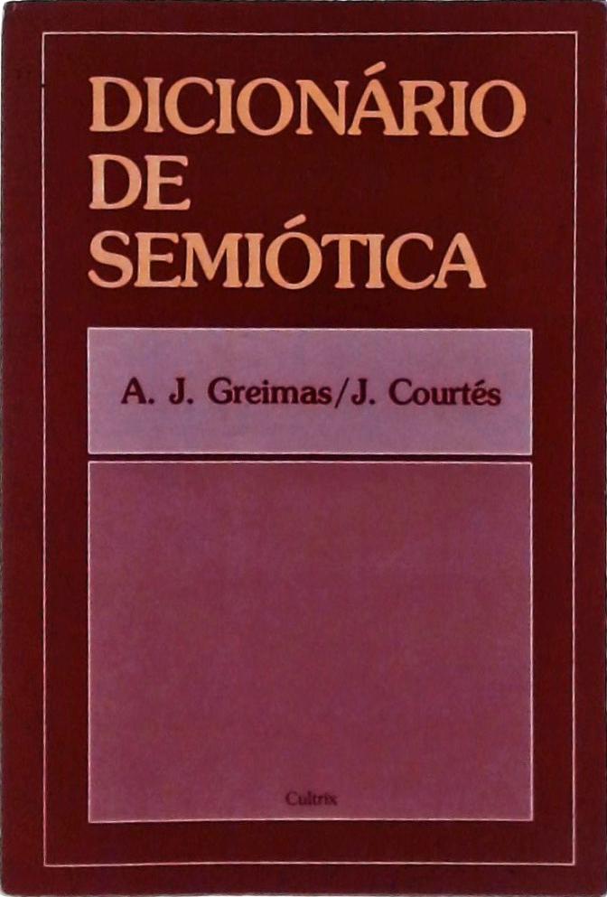 Dicionário De Semiótica