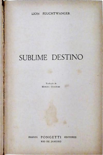 Sublime Destino