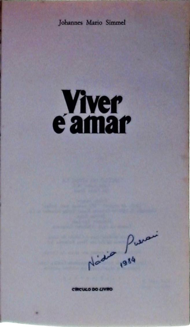 Viver é Amar