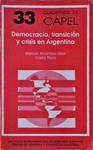 Democracia, Transición Y Crisis En Argentina