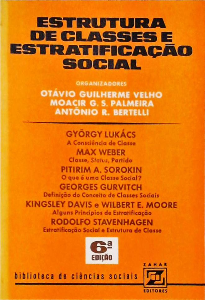 Estrutura de Classes e Estratificação Social