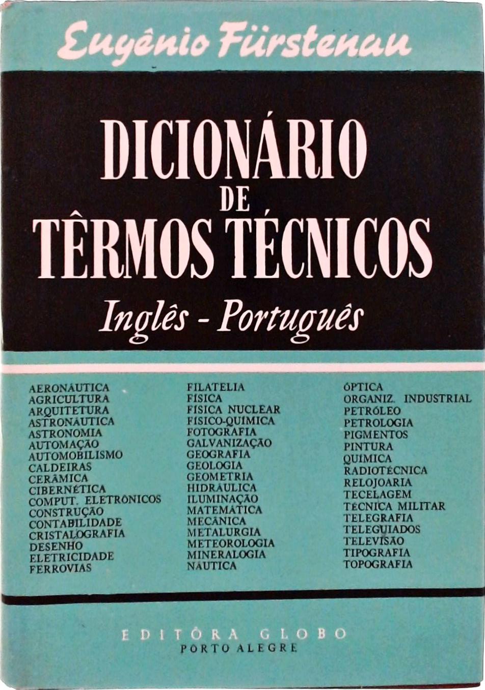 Dicionário de Têrmos Técnicos Inglês-Português