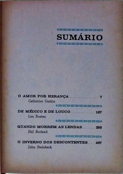 O Amor Por Herança, De Médico E De Louco