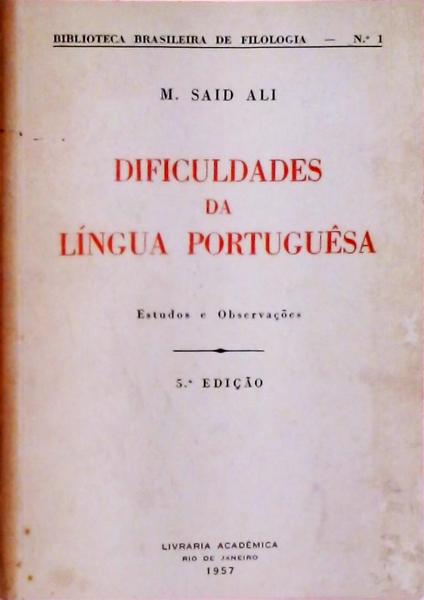 Dificuldades Da Língua Portuguêsa