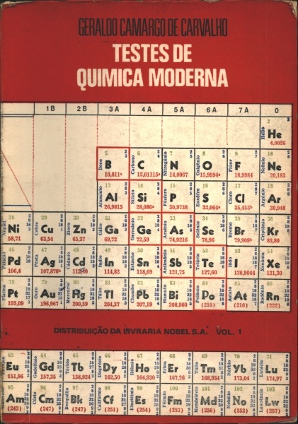 Testes de Química Moderna (Volume 1)