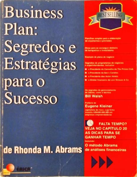 Business Plan Segredos E Estratégias Para O Sucesso