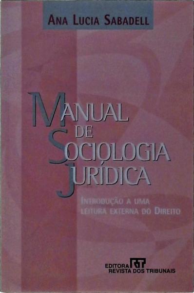 Manual De Sociologia Jurídica