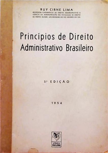 Princípios De Direito Administrativo Brasileiro