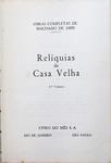 Relíquias De Casa Velha 2 Vols