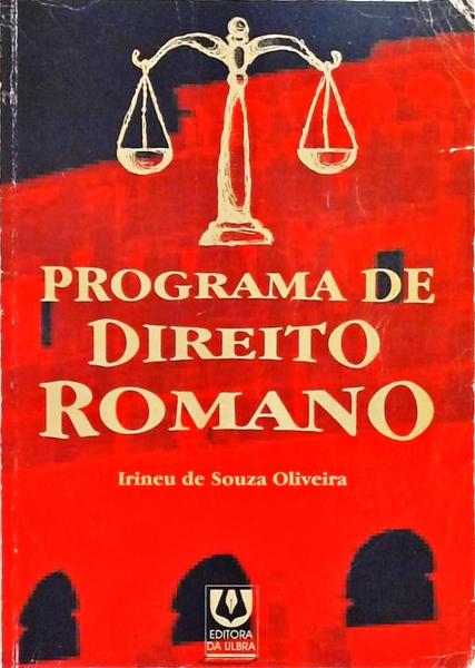 Programa De Direito Romano