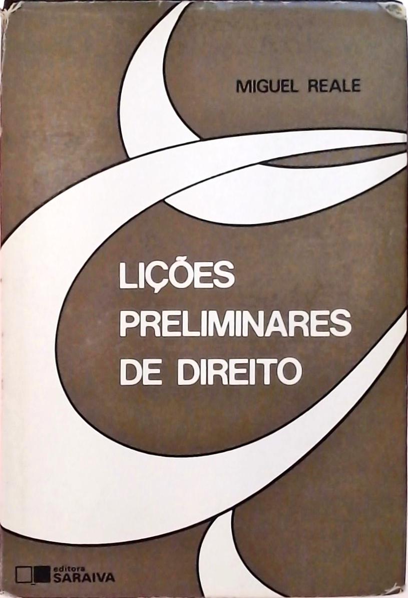 Lições Preliminares De Direito (1993)