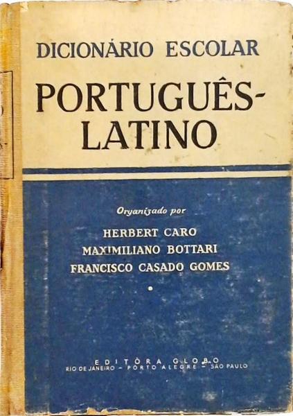 Dicionário Escolar Português - Latino