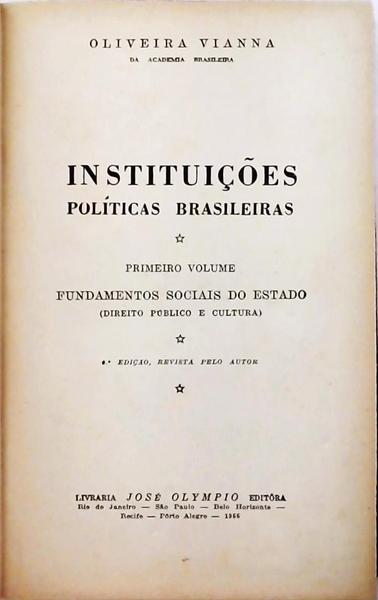 Instituições Políticas Brasileiras - 2 Volumes