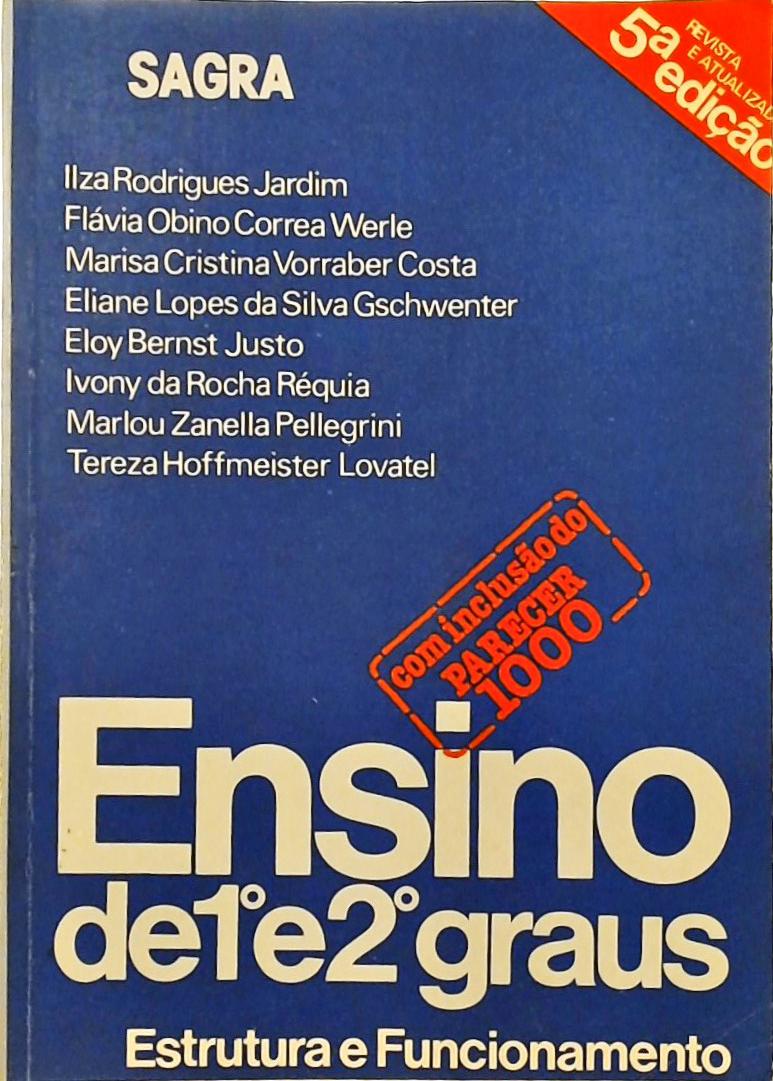 Ensino de 1º e 2º Graus (1986)- Uma Experiência de Ensino Orientado