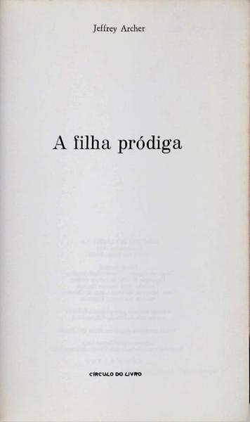 A Filha Pródiga