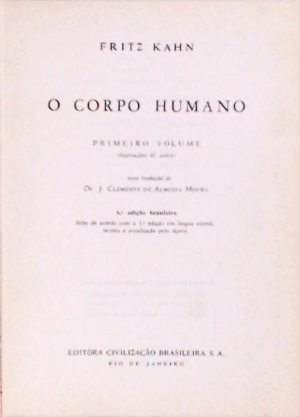 O Corpo Humano - 2 Volumes