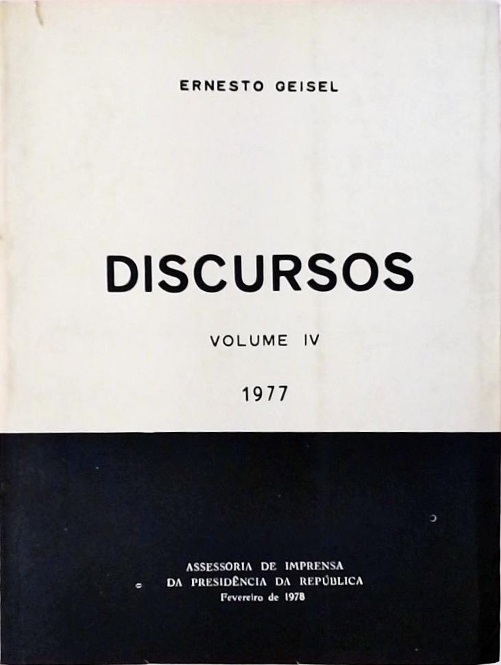 Discursos Vol. 4 - 1977