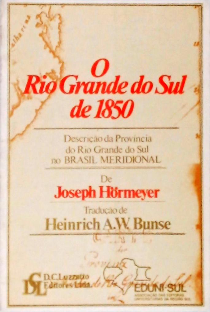 O Rio Grande do Sul de 1850