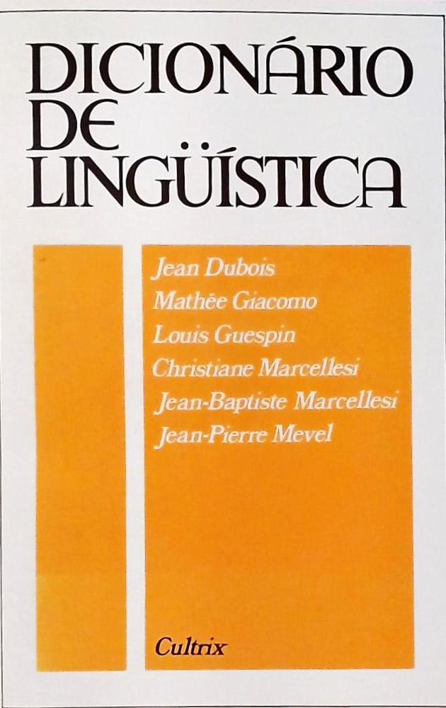 Dicionário De Linguística (1993)