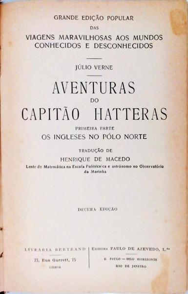 Aventuras Do Capitão Hatteras